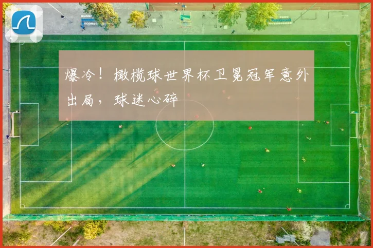 爆冷!橄榄球世界杯卫冕冠军意外出局,球迷心碎